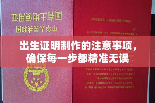 鄂州出生证明制作的注意事项，确保每一步都精准无误