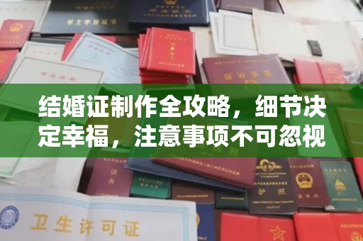 鄂州结婚证制作全攻略，细节决定幸福，注意事项不可忽视