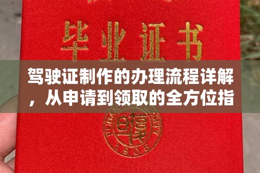 鄂州驾驶证制作的办理流程详解，从申请到领取的全方位指南