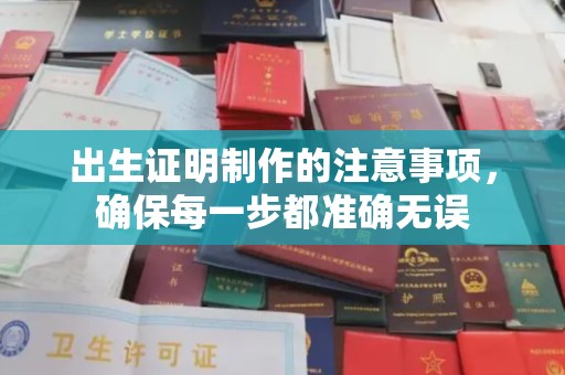 鄂州出生证明制作的注意事项，确保每一步都准确无误