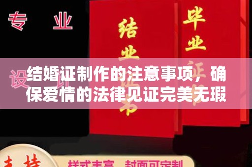 鄂州结婚证制作的注意事项，确保爱情的法律见证完美无瑕